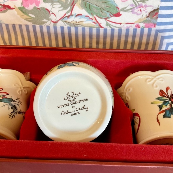 LENOX votive candle holders . - Picture 2 of 3